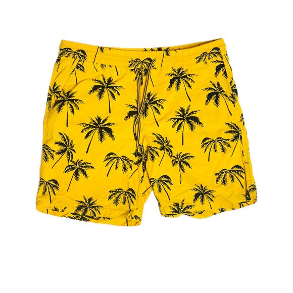 Cactus Man Ricky Singh Men's Tropical Swim Trunks Palm Beach Shorts, Size - L - Picture 1 of 9